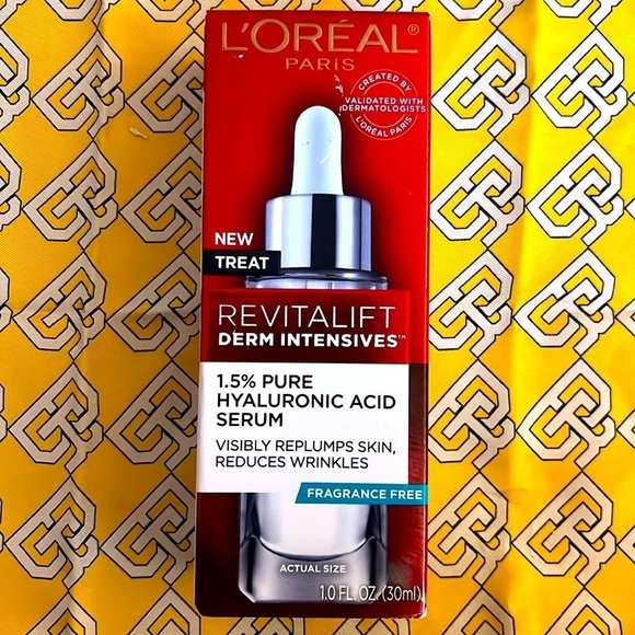 Brand New L'Oreal Revitalift Derm Intensives 1.5% Pure Hyaluronic Acid Serum - Picture 2 of 12